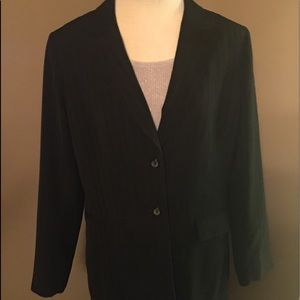 KASPER PANTS SUIT SZ 12 BLACK